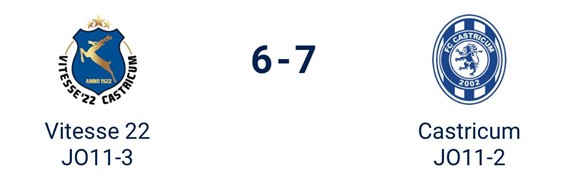 WEDSTRIJDVERSLAG JO11-2