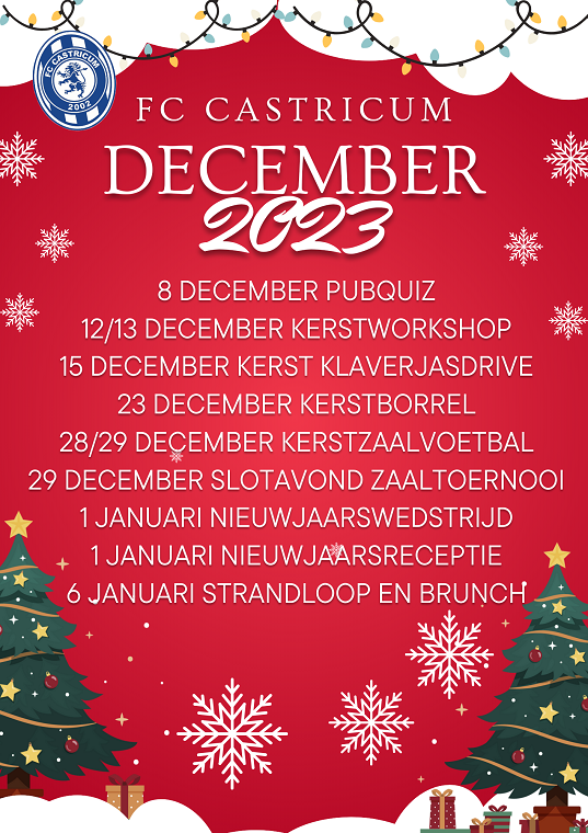 DECEMBERMAAND….FEESTMAAND.