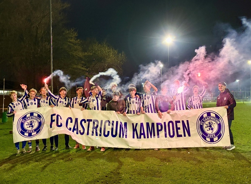 FC CASTRICUM BLIJFT MAAR WINTERKAMPIOENEN MAKEN…NU DE JO17-1!
