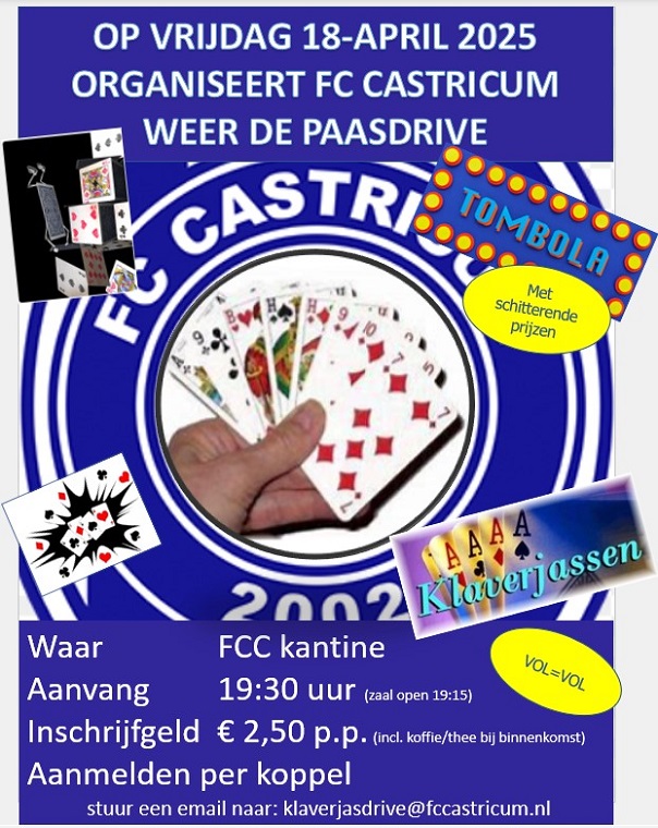 INSCHRIJVEN KLAVERJASDRIVE