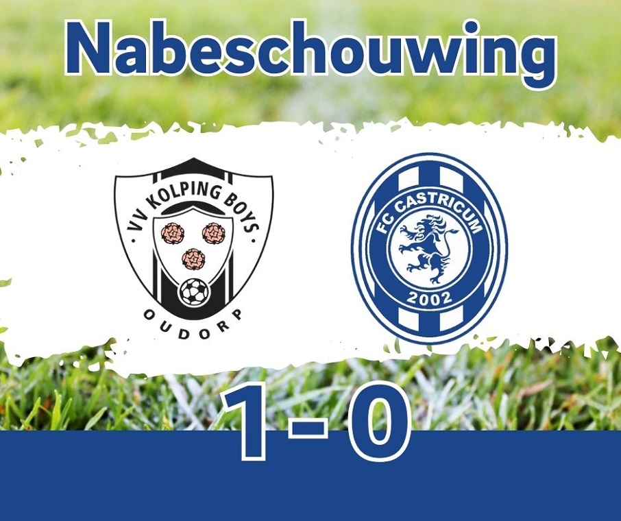 STERK STRIJDEND FCC VR1 NÉT ONDERUIT TEGEN KOPLOPER