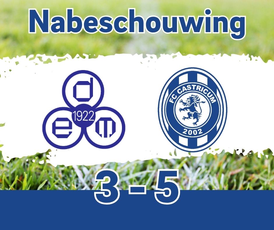 FC CASTRICUM VR1 WINT IN BEVERWIJK, MAAR SLOTFASE ZORGT VOOR FRUSTRATIE