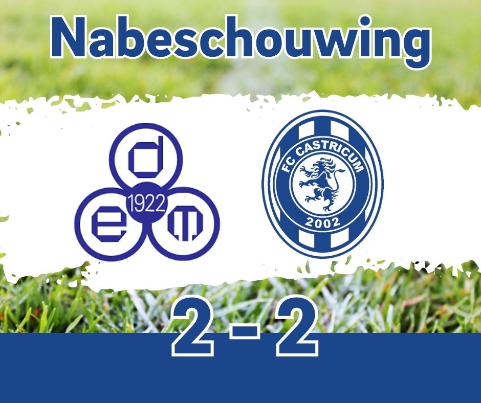 FC CASTRICUM VR1 TOONT VEERKRACHT NA SLAPPE EERSTE HELFT