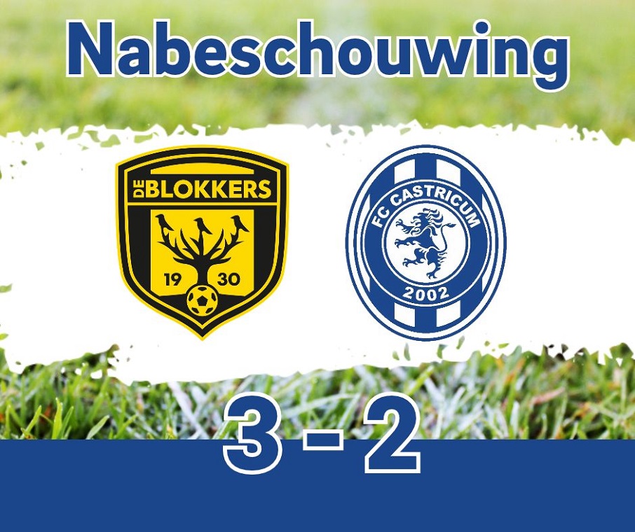 FC CASTRICUM VR1 GEEFT VOORSPRONG UIT HANDEN EN VERLIEST IN SLOTFASE