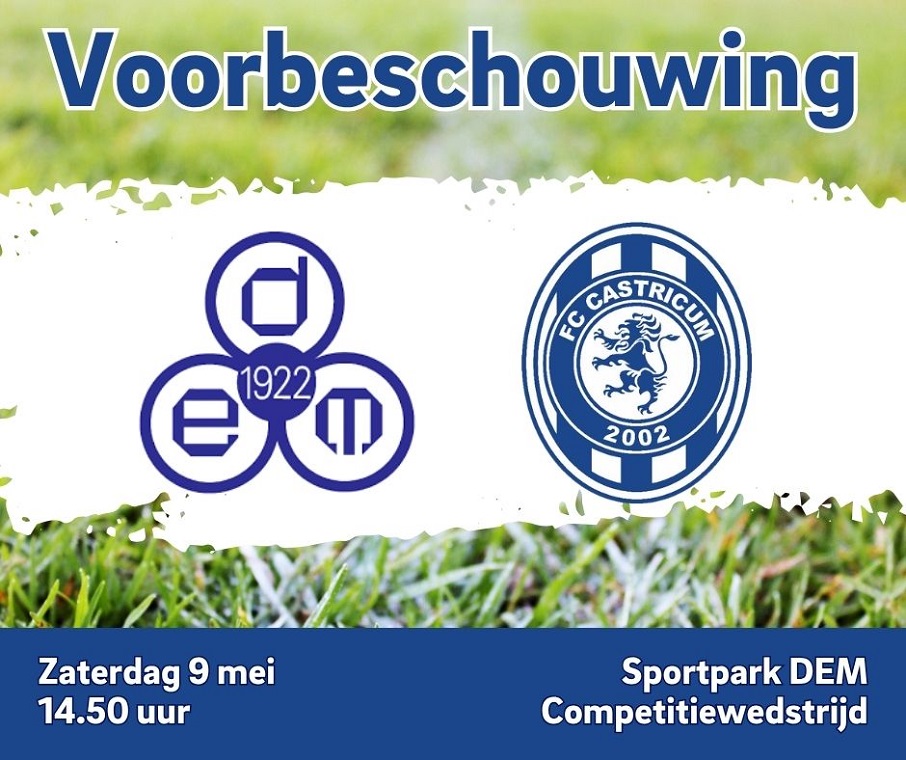 VOORBESCHOUWING DEM VR1 - FC CASTRICUM VR1