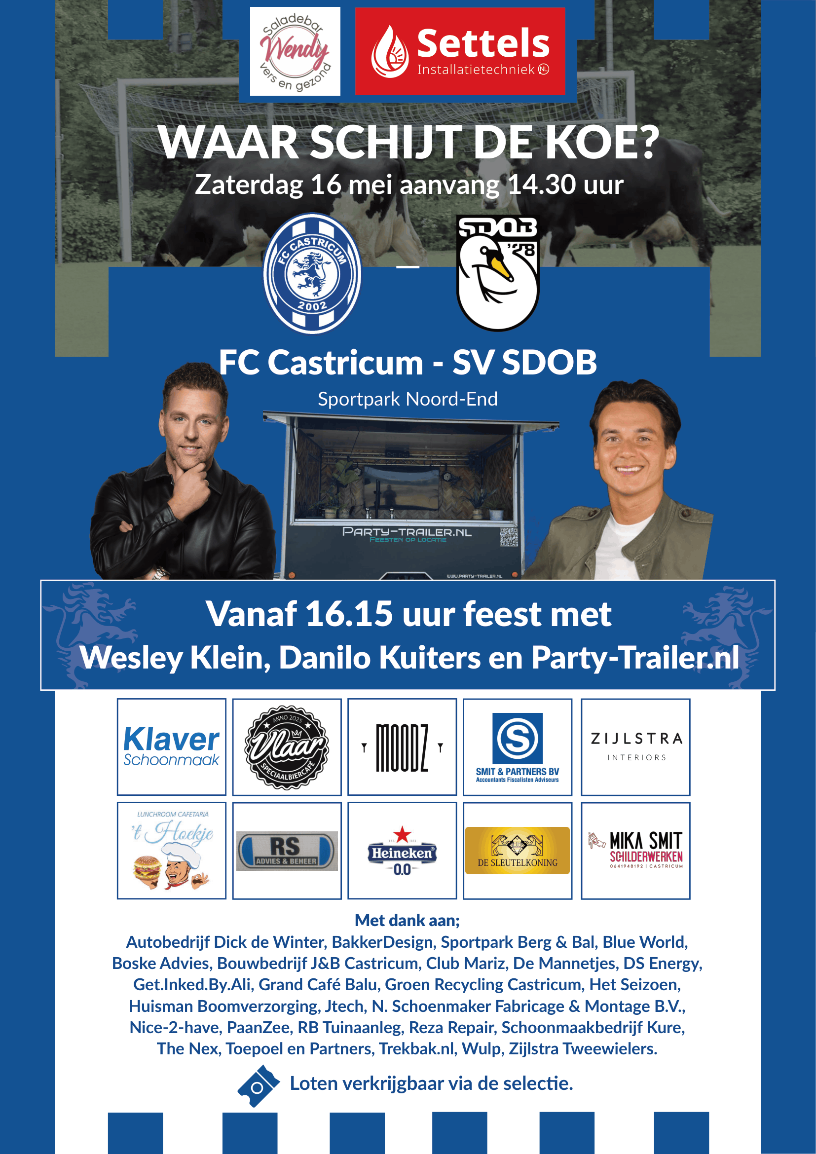 WAAR SCHIJT DE KOE 2026